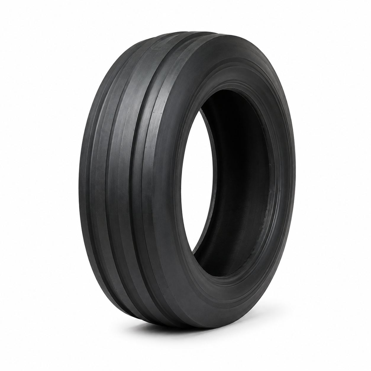 Unbranded three-rib agricultural implement tyre on a white background