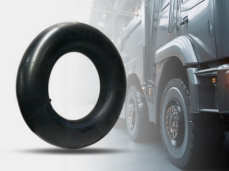 Inner tube with a commercial truck application