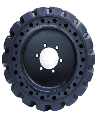 Rim-type skid-steer solid tyre